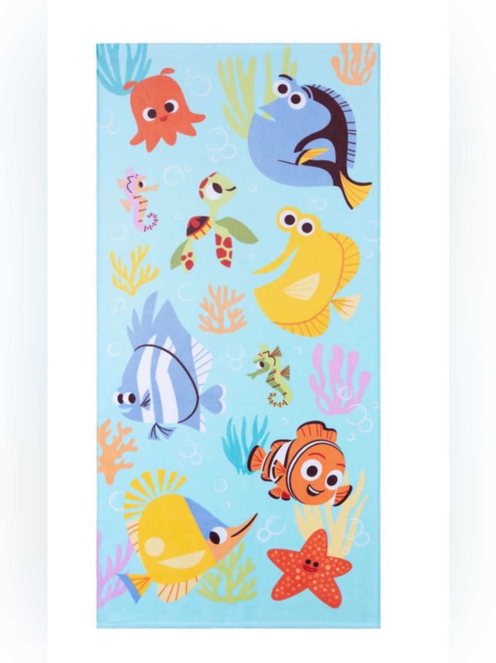 Disney / Pixar's Finding Nemo Dory, Squirt, & Friends Beach Towel